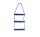 Scaletta Biscaglina in corda blu 3 gradini 94cm #N30810111130