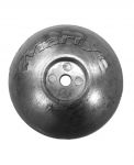 Rose Zinc Anode for Rudder and Flaps for Bolt Mounting ∅ 190 mm 2,96 Kg #N80605630006