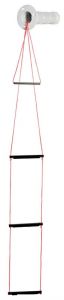 Recess fit 3-step emergency ladder L.110cm Rear nut #OS4952213
