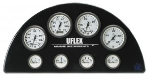 Uflex - Contagiri diesel con collegamento all'alternatore 0-4000 RPM - Serie Ultra White #N100069722383