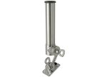 Chromed Brass adjustable rod holder with double swivel base Base 93x63mm H.400mm #N30413004972