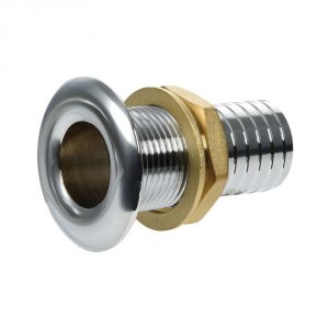 Thru hull chromed brass Thread 1in Pipe 30mm #N42038201701