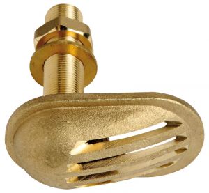 Cast brass thru hull scoop strainer 1/2" #N42038201691