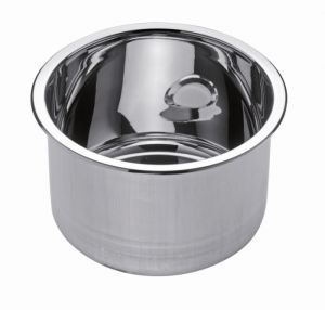 Lavello tondo inox Ø290mm h125mm con piletta #N43537204892