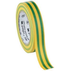 3M Nastro isolante 15mm 10mt Giallo e Verde #N50824027653GV