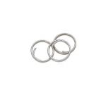 Set 10pcs Viadana - Stainless steel safety-ring - D.13mm - Pin D.0.8(x2)mm #N1201802900V3101