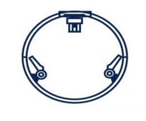 Cover Passo Uomo Ø500mm Circolare Blu #OS1935202