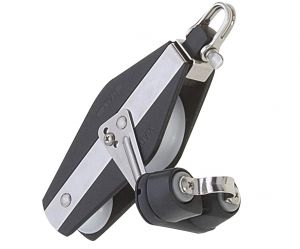 Viadana Double Fiddle Block with becket Cam & Swivel Head Pulley Ø45mm #OS5508010