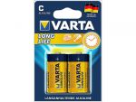 Varta C LR14 1.5V Baby Longlife 04114 110 412 Alkaline Batteries Blister #N51120017028