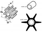 Girante 6 Pale Pompa Acqua Motore Fuoribordo JOHNSON/EVINRUDE 389589 CEF 345 #N82152014058