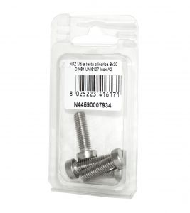 A2 DIN 84 UNI 6107 Stainless steel Cylindrical Head Screws 8x30mm 4pcs N44590007934