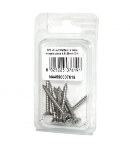 A2 DIN7982 Stainless steel flat self-tapping countersunk screws 4.8x38mm 8pcs N44590007619