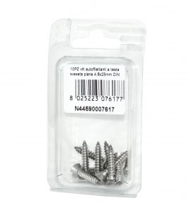 A2 DIN7982 Stainless steel flat self-tapping countersunk screws 4.8x25mm 10pcs N44590007617