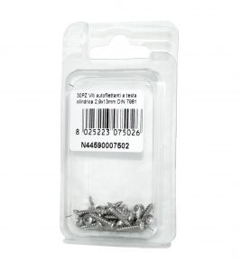 DIN7981 A2 Stainless Steel Cylindrical head self-tapping screws 2.9x13mm 30pcs N44590007502