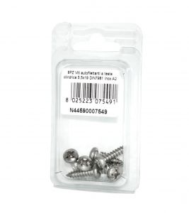 DIN7981 A2 Stainless Steel Cylindrical head self-tapping screws 5.5x19mm 8pcs N44590007549