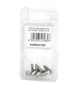 DIN7991 St. Steel A2 Flat Countersunk Head Allen Screws 4x16mm 10pcs N44590007851