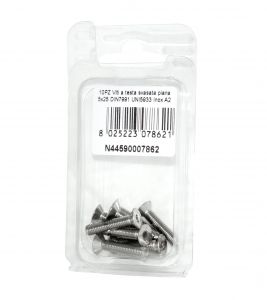 DIN7991 St. Steel A2 Flat Countersunk Head Allen Screws 5x25mm 10pcs N44590007862