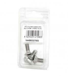 DIN7991 St. Steel A2 Flat Countersunk Head Allen Screws 8x20mm 4pcs N44590007883