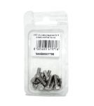 DIN993 St. Steel A2 Flat Hex Head Screws 5x16mm 15pcs N44590007795