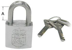 Stainless Steel padlock 50x31mm #OS3802150