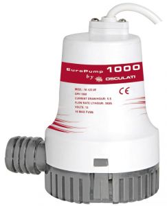 Pompa di sentina ad immersione Elettropompa Europump II 1000  12V #OS1612206