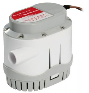 Europump II A-2000 Automatic bilge pump 24V 128/min 6A #OS1612233