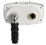 Edge water inlet/outlet plug Recess 148x74x40mm Outside 180x106mm White #OS1644260