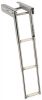 Scaletta in acciaio inox a scomparsa 3 gradini Ø tubi 19/25/32mm #OS4954333