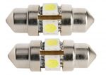 2pz Lampadina 4 LED a siluro 12V 0,7W 3000K #N50227550349