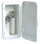 Deck shower with Mizar push-button shower head and mixer 2,5mt #OS1523901