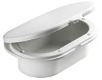 Housing for shower head and mixer + plain lid White #OS1590001