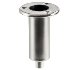Recess-fit Stainless steel base 119x80mm for Rocky telescopic shower rod #OS1548021