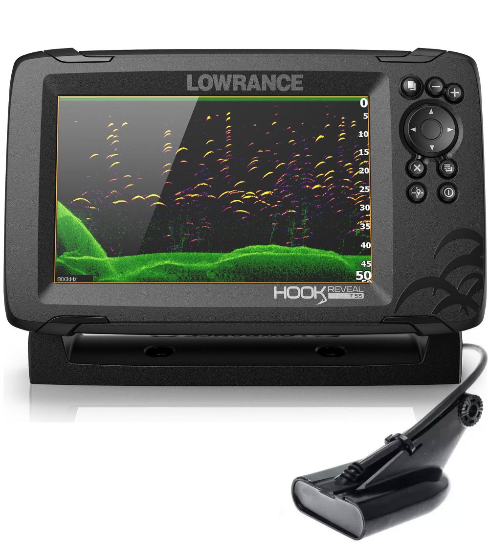 Lowrance HOOK Reveal 7 fishfinder/chartplotter 83/200 HDI & Basic