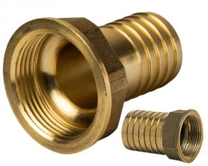 Portagomma femmina Filetto 1/4" Ø 8mm in ottone #N81837601680