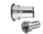 Portagomma inox femmina 3/4" x 25 mm #OS1721005