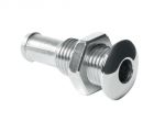 Mini scarico inox bombato 1/4" #OS1721401