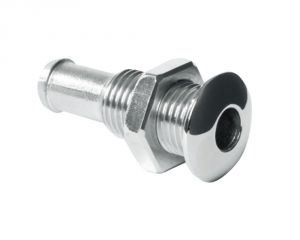 Mini scarico inox bombato 1/4" #OS1721401