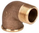 Brass 90° Male - Female pipe elbow Thread 3/8" #N40737601611