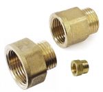 Brass Sleeve male 3/8" Female 3/8" #N40737601591