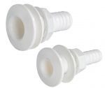 Scarico a mare plastica bianca 1" 1/2 #OS1732204