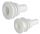 Scarico a mare plastica bianca 1" 1/2 #OS1732204