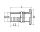 Scarico a mare ottone 1" x 30 mm #OS1732303