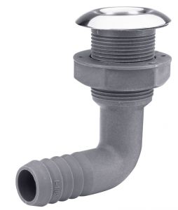 Scarico testa inox 90° 2" x 38 mm  #OS1732806