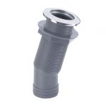 Scarico testa inox 15° 38 mm x 2" 1/4 con valvola #OS1733106