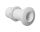 White plastic threaded seacock Thread 1" 1/4 #OS1739405