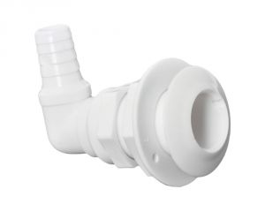 Scarico mare plastica 90°  1" x 25 mm #OS1739500