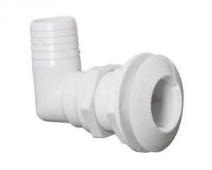 Scarico mare plastica 90° 1" 1/2 x 38 mm #OS1739520