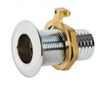 Scarico a mare ottone cromato 1/2" x 19 mm #OS1742301