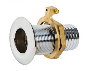 Scarico a mare ottone cromato 1/2" x 19 mm #OS1742301