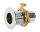 Scarico a mare ottone cromato 1" x 30 mm #OS1742303